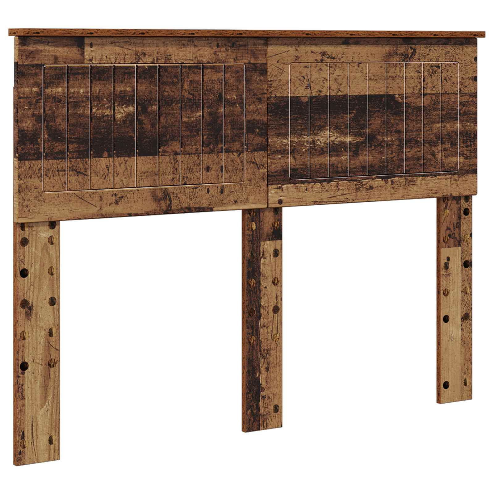 vidaXL Hoofdbord Oud Hout Bewerkt hout bruin, foto 3