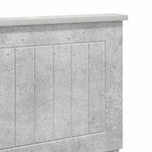 Čelo postele Betonově šedá Kompozitní dřevo - obrázek 7