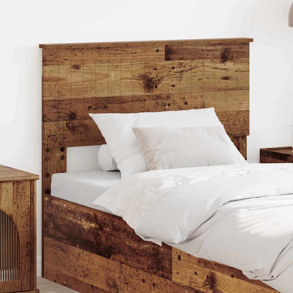 Paturi si accesorii - Tăblie cap cu headboard Lemn Vechi 90 cm Lemn compozit