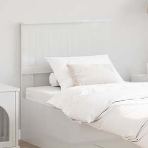 Vzglavje Svetlo Belo Konstruiran les