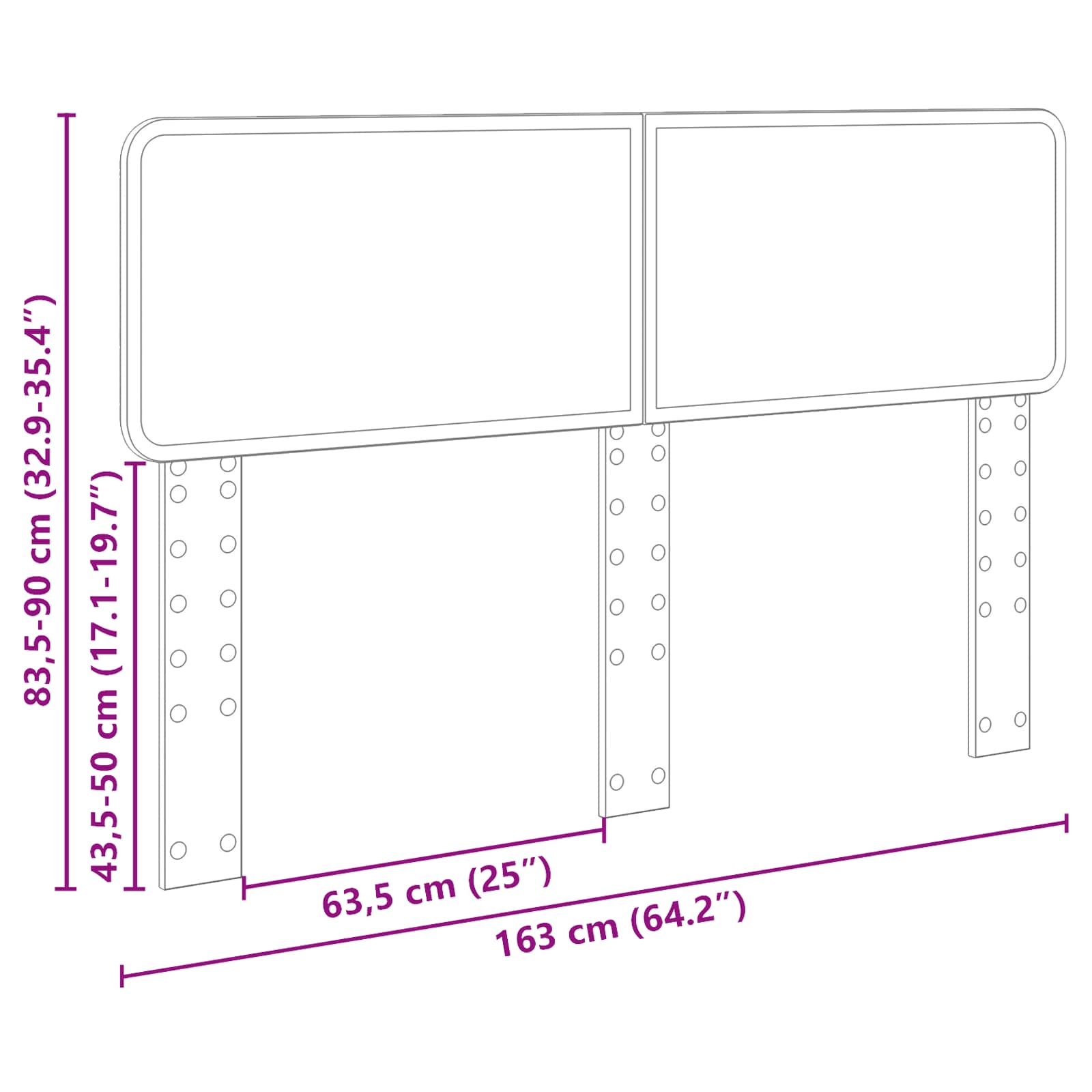 Galvgalis Pelēks Sonoma 160 cm Inženierijas koks