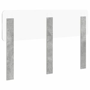 Čelo postele Betonově šedá 140 cm Kompozitní dřevo - obrázek 6