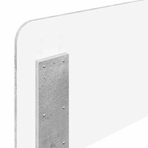 Čelo postele Betonově šedá Kompozitní dřevo - obrázek 8