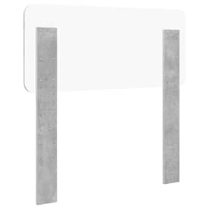 Čelo postele Betonově šedá Kompozitní dřevo - obrázek 6