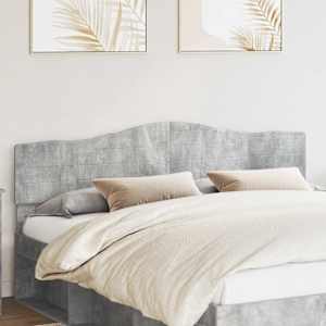 Vzglavje Betonsko siva Konstruiran les