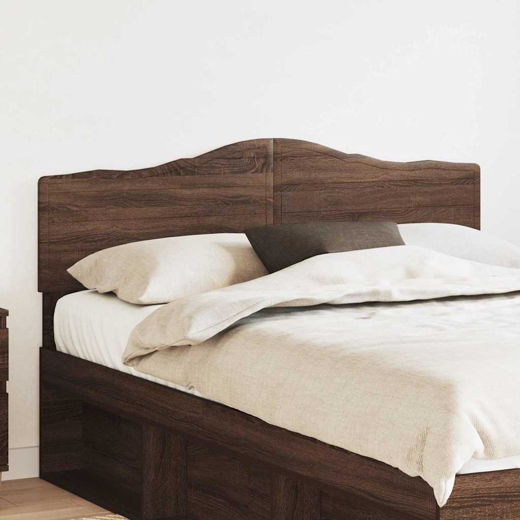 Tăblii de pat - Tăblie cap cu headboard Stejar închis 140 cm Lemn compozit