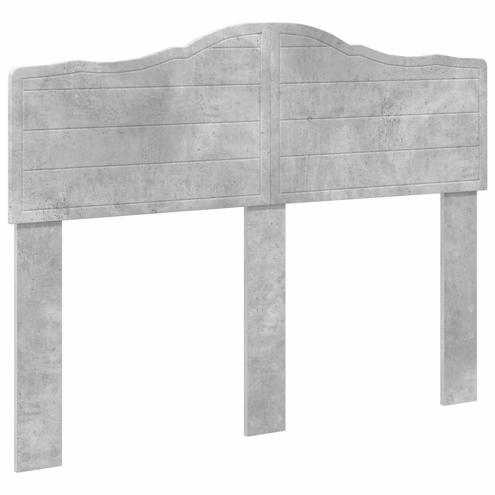 vidaXL Hoofdbord Beton Grijs Bewerkt hout, foto 3