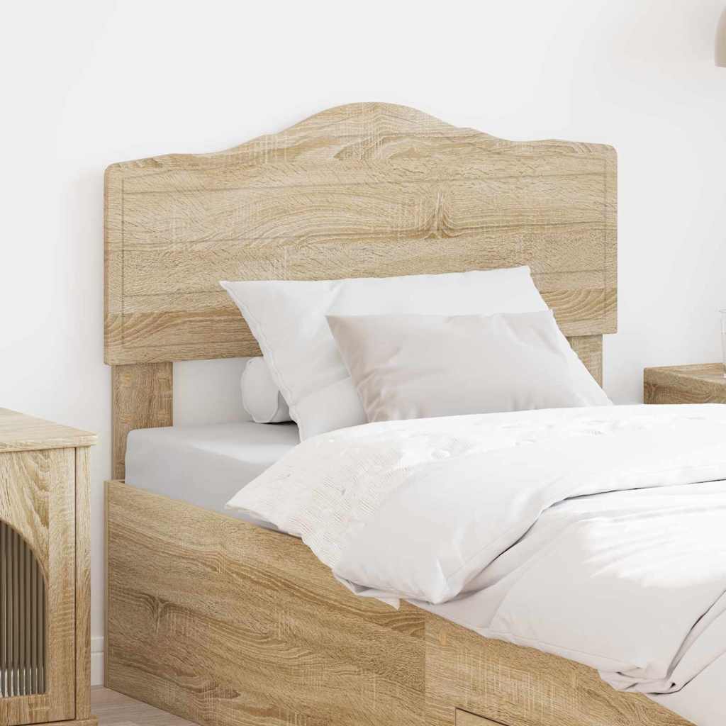Tăblii de pat - Tăblie cap cu headboard Stejar Sonoma 100 cm Lemn compozit