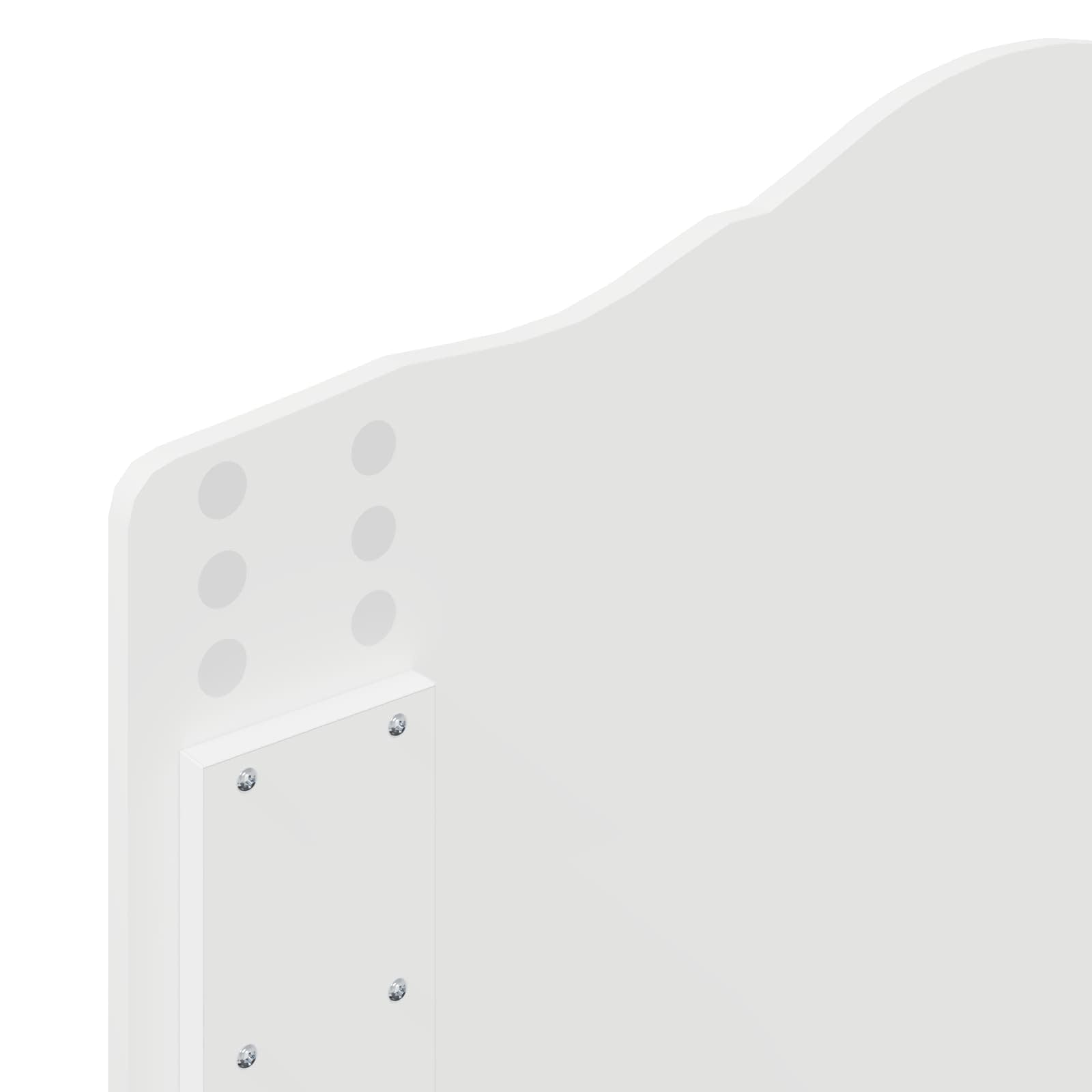 Galvgalis Spīdīga Balta 100 cm Inženierijas koks