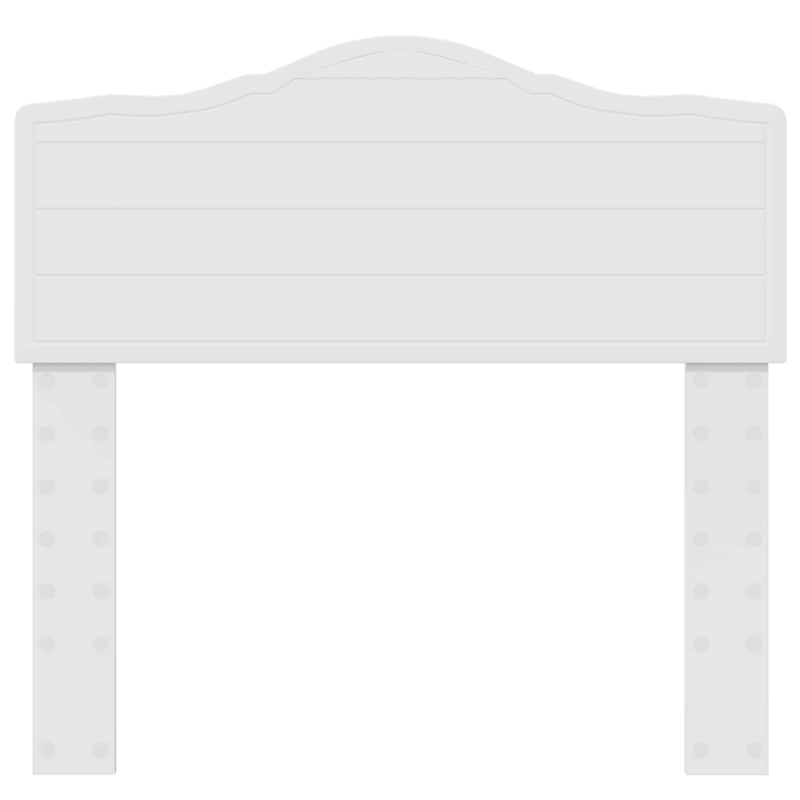 Galvgalis ar galvas klāju Balts 90 cm Inženierijas koks