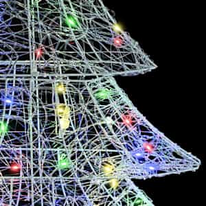 Vánoční stromeček s 100 LED diodami Vícebarevný 120 cm Akryl - obrázek 8