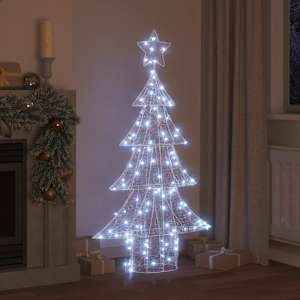 Vánoční stromeček s 160 LED diodami Studená bílá 150 cm Akryl - obrázek 3