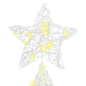Vánoční stromeček s 240 LED diodami Teplá bílá 150 cm Akryl - obrázek 7