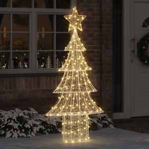 Vánoční stromeček s 240 LED diodami Teplá bílá 150 cm Akryl - obrázek 1