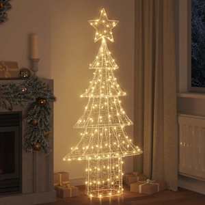 Vánoční stromeček s 240 LED diodami Teplá bílá 150 cm Akryl - obrázek 3