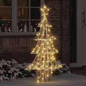 Vánoční stromeček s 160 LED diodami Teplá bílá 150 cm PET - obrázek 1