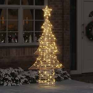 Vánoční stromeček s 240 LED diodami Teplá bílá 181 cm PET - obrázek 1