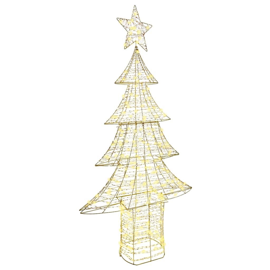 Sapin de Noël avec 240 LED Blanc chaud 180 cm PET