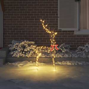 3D sob s 140 LED diodami Teplá bílá 70 x 41 x 128 cm Ratan - obrázek 3