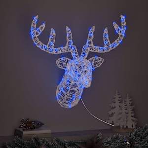 Hlava soba s 140 LED diodami Modrá 68 x 36,5 x 62,5 cm Akryl - obrázek 3