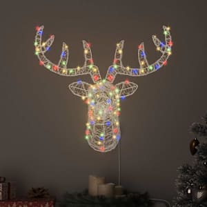 Hlava soba s 140 LED diodami pestrá 68 x 36,5 x 62,5 cm Akryl - obrázek 1