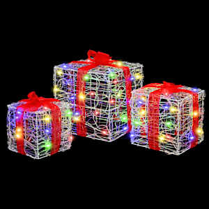 Dárková krabice 3 pcs Vícebarevný 20 x 20 x 20 cm Akryl - obrázek 5
