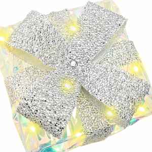 Dárková krabice 3 pcs Teplá bílá 20 x 20 x 20 cm PET - obrázek 6