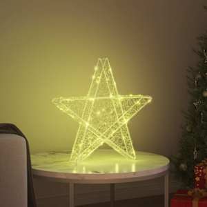 3D hvězda s 50 LED diodami Teplá bílá 55 x 53.5 x 10 cm Akryl - obrázek 3