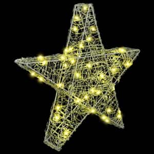 3D hvězda s 50 LED diodami Teplá bílá 55 x 53.5 x 10 cm Akryl - obrázek 4