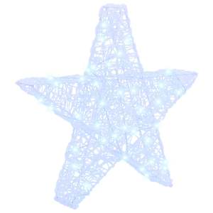 3D hvězda s 50 LED diodami Studená bílá 55 x 53.5 x 10 cm Akryl - obrázek 2