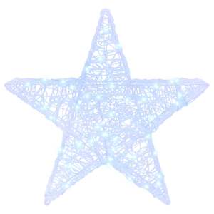 3D hvězda s 50 LED diodami Studená bílá 55 x 53.5 x 10 cm Akryl - obrázek 5