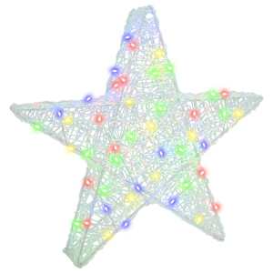 3D hvězda s 50 LED diodami Vícebarevný 55 x 53.5 x 10 cm Akryl - obrázek 2