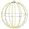 vidaXL Pall Soe valge 40 x 40 x 42 cm Metall 120 LED-i