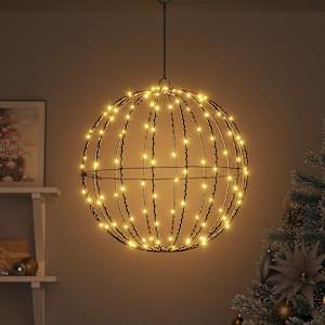 Koule s 160 LED diodami Teplá bílá 50,5 x 50,5 x 52 cm kov - obrázek 3