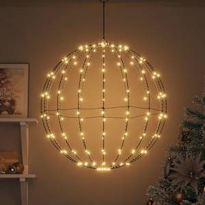 Koule s 192 LED diodami Teplá bílá 59,5 x 59,5 x 63 cm kov - obrázek 3