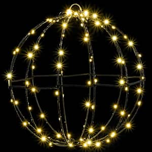 Koule s 192 LED diodami 2 pcs Teplá bílá 30 x 30 x 32 cm kov - obrázek 5