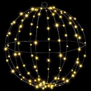Koule s 192 LED diodami 2 pcs Teplá bílá 40 x 40 x 43,5 cm kov - obrázek 5