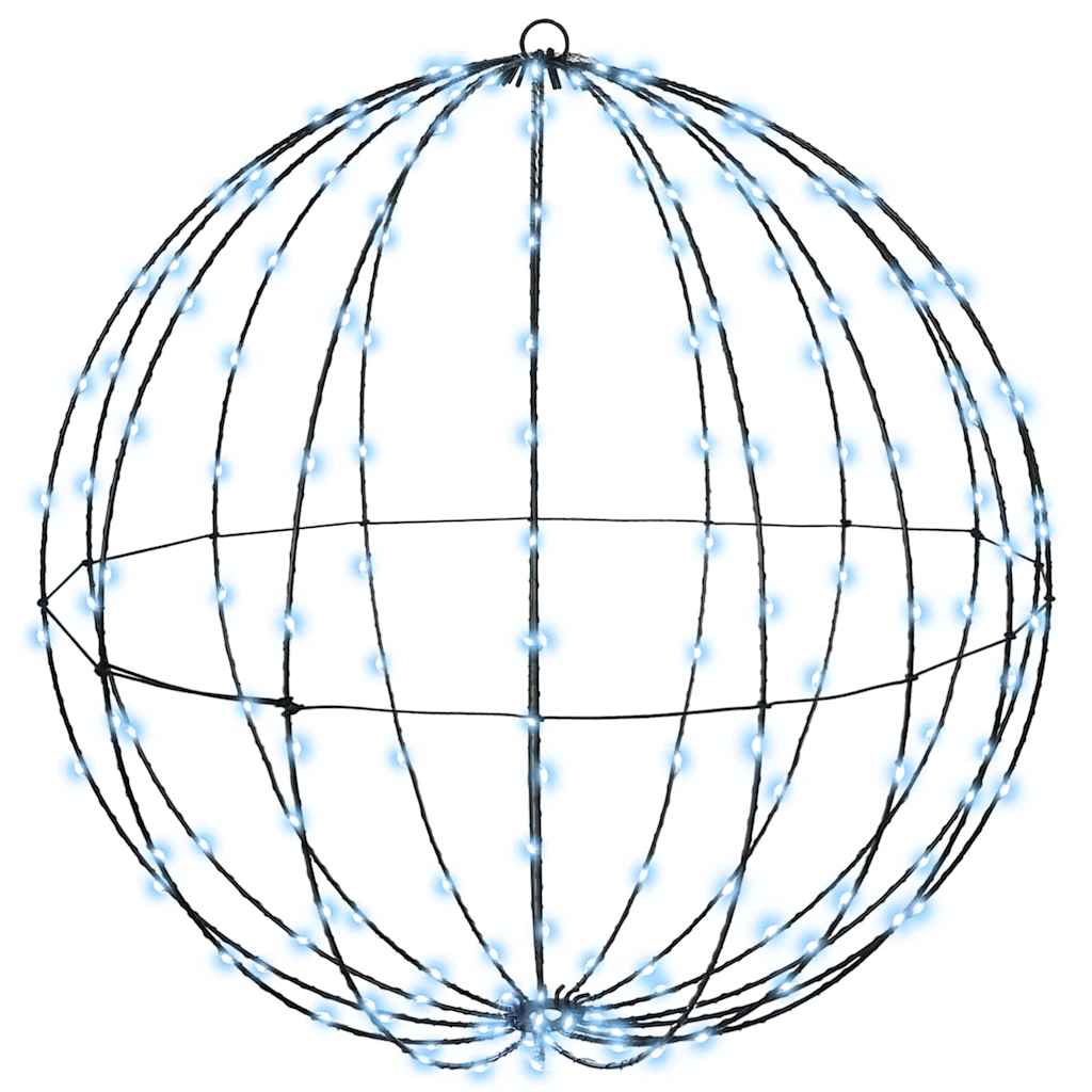 Boule avec 192 LED Blanc froid 60 cm Métal