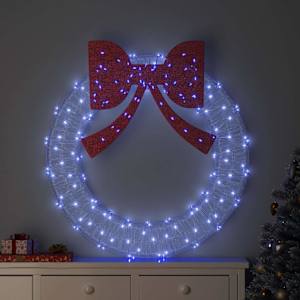 Věnec s 150 LED diodami Modrá 120 cm Akryl - obrázek 1