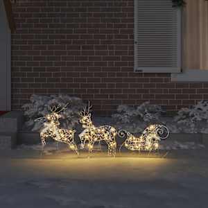 LED Sobové s 60 LED diodami 3 pcs Teplá bílá PET - obrázek 3