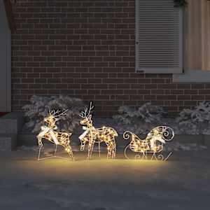 LED Sobové s 60 LED diodami 3 pcs Teplá bílá PET - obrázek 3