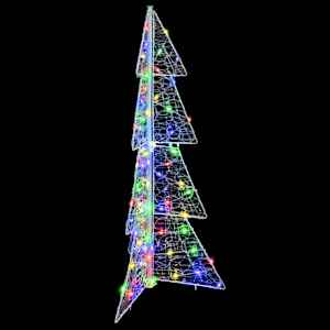Vánoční stromeček s 100 LED diodami Vícebarevný 120 cm Akryl - obrázek 5