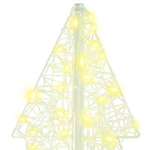 Vánoční stromeček s 160 LED diodami Teplá bílá 150 cm Akryl - obrázek 6