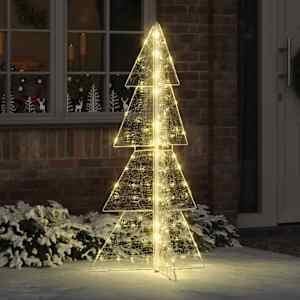 Vánoční stromeček s 160 LED diodami Teplá bílá 150 cm Akryl - obrázek 1