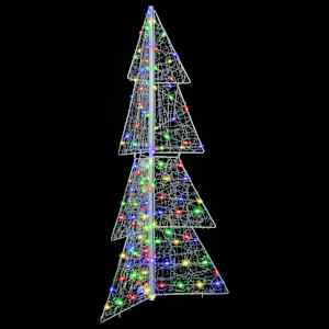 Vánoční stromeček s 160 LED diodami Vícebarevný 150 cm Akryl - obrázek 5