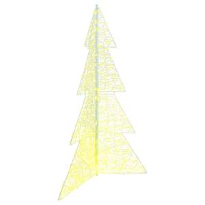 Vánoční stromeček s 240 LED diodami Teplá bílá 180 cm Akryl - obrázek 2