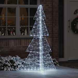 Vánoční stromeček s 240 LED diodami Studená bílá 180 cm Akryl - obrázek 1