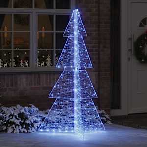 Vánoční stromeček s 240 LED diodami Modrá 180 cm Akryl - obrázek 1