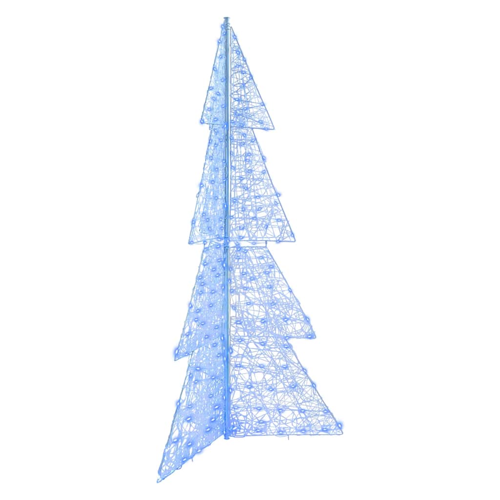 Sapin de Noël avec 240 LED Bleu 180 cm Acrylique