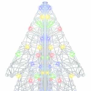 Vánoční stromeček s 240 LED diodami Vícebarevný 180 cm Akryl - obrázek 6